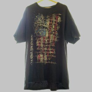 TAPOUT American Flag Vintage Tee Y2K